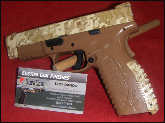 Custom Gun Finishes - Springfield XDM - Dave - 1
